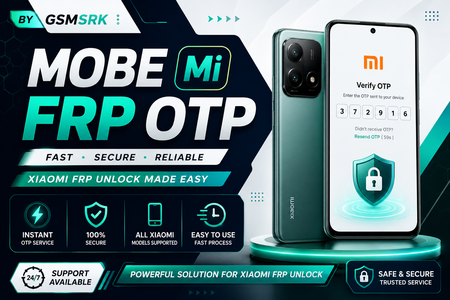 Mobe Mi Frp OTP Xiaomi Token API